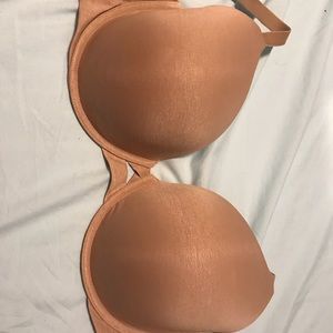 Victoria Secret’s lightly padded nude color bra.
